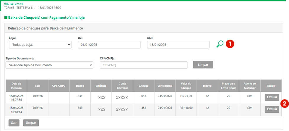 Ressarcimento cheque